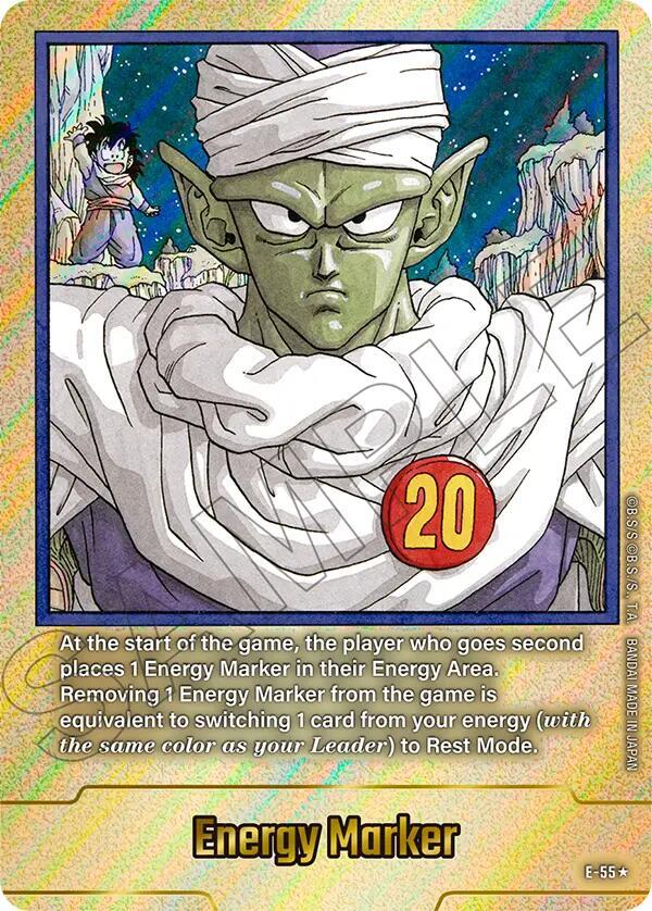 Energy Marker (Gold) E-55 card from Fusion World Energy Markers