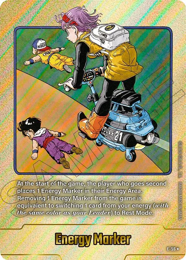 Energy Marker (Gold) E-56 card from Fusion World Energy Markers