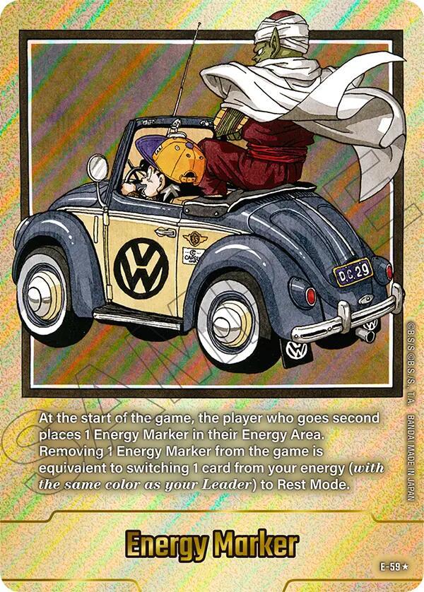 Energy Marker (Gold) E-59 card from Fusion World Energy Markers