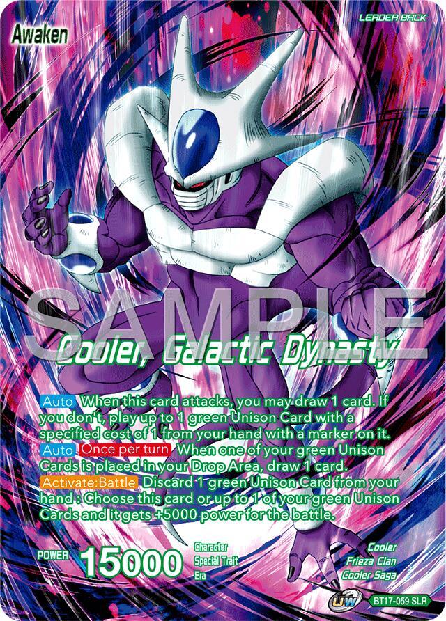 Cooler // Cooler, Galactic Dynasty (Reprint) BT17-059 card from Expansion Deck Box Set 25: Premium Anniversary Box 2025