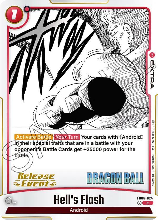 Hell's Flash FB06-24 card from Manga Booster 01 Release Event Cards