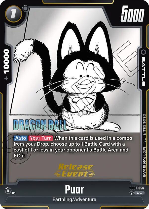 Puar SB01-056 card from Manga Booster 01 Release Event Cards