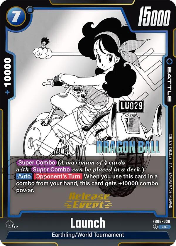 Launch FB06-038 card from Manga Booster 01 Release Event Cards