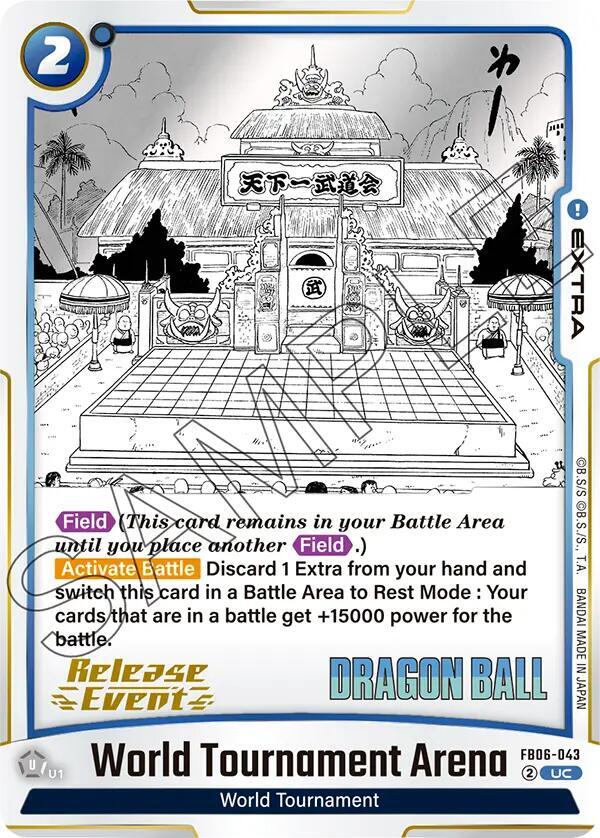 World Tournament Arena FB06-043 card from Manga Booster 01 Release Event Cards