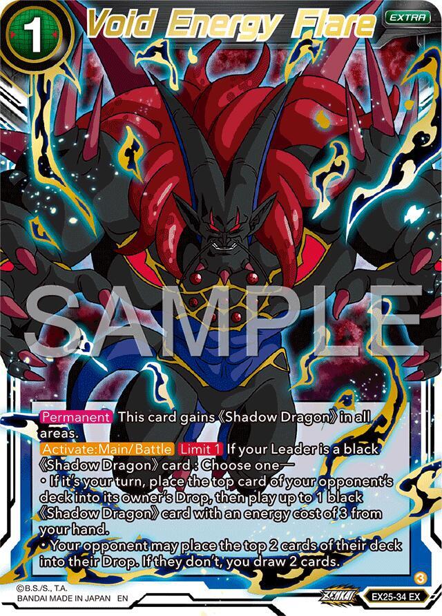 Void Energy Flare EX25-34 card from Expansion Deck Box Set 25: Premium Anniversary Box 2025