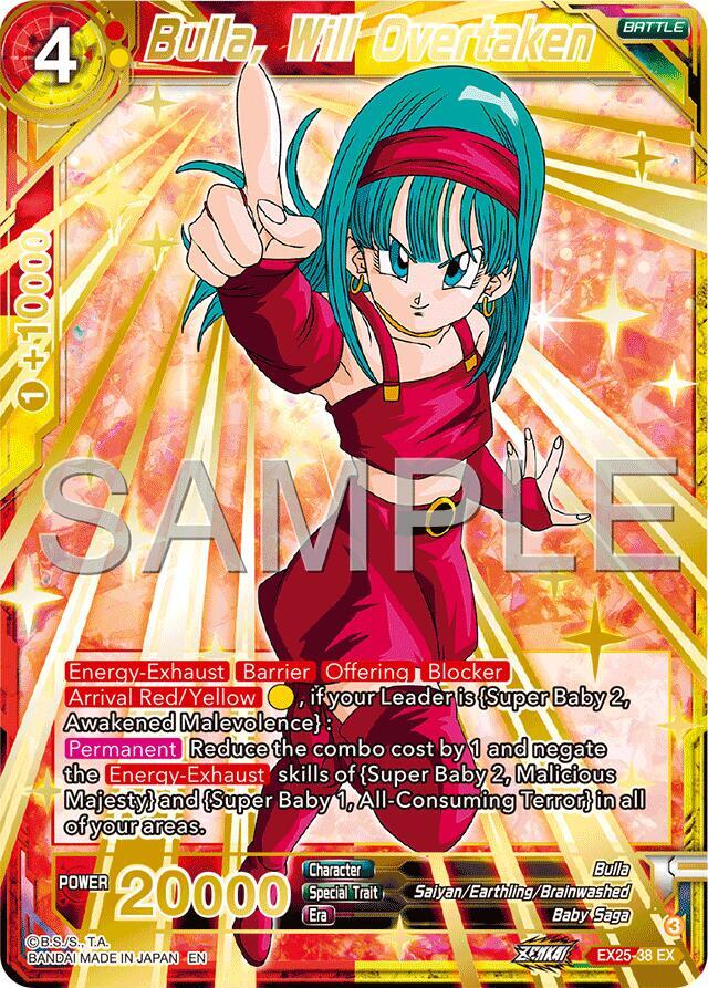 Bulla, Will Overtaken EX25-38 card from Expansion Deck Box Set 25: Premium Anniversary Box 2025