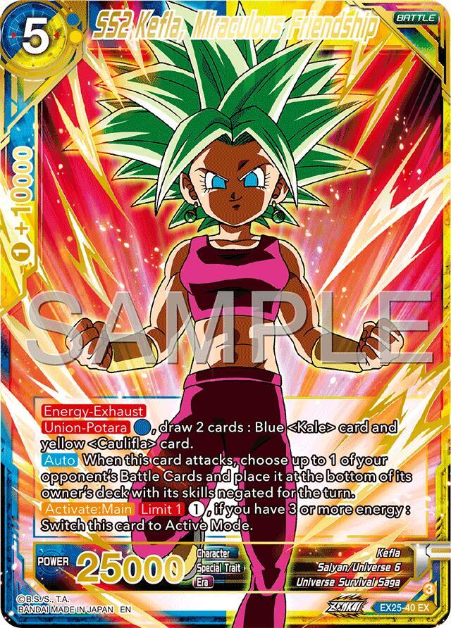SS2 Kefla, Miraculous Friendship EX25-40 card from Expansion Deck Box Set 25: Premium Anniversary Box 2025
