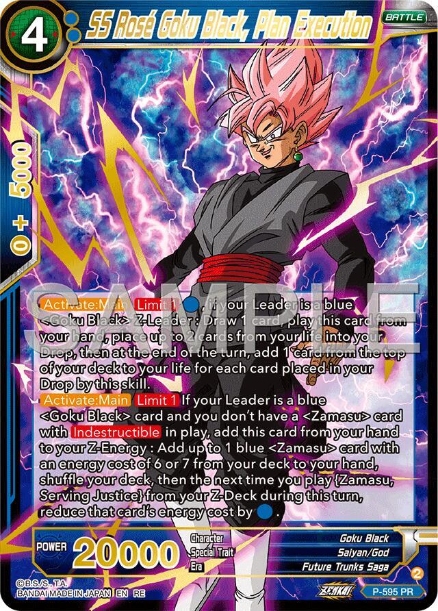 SS Rose Goku Black, Plan Execution (Premium Anniversary Box 2025) P-595 card from Promotion Cards