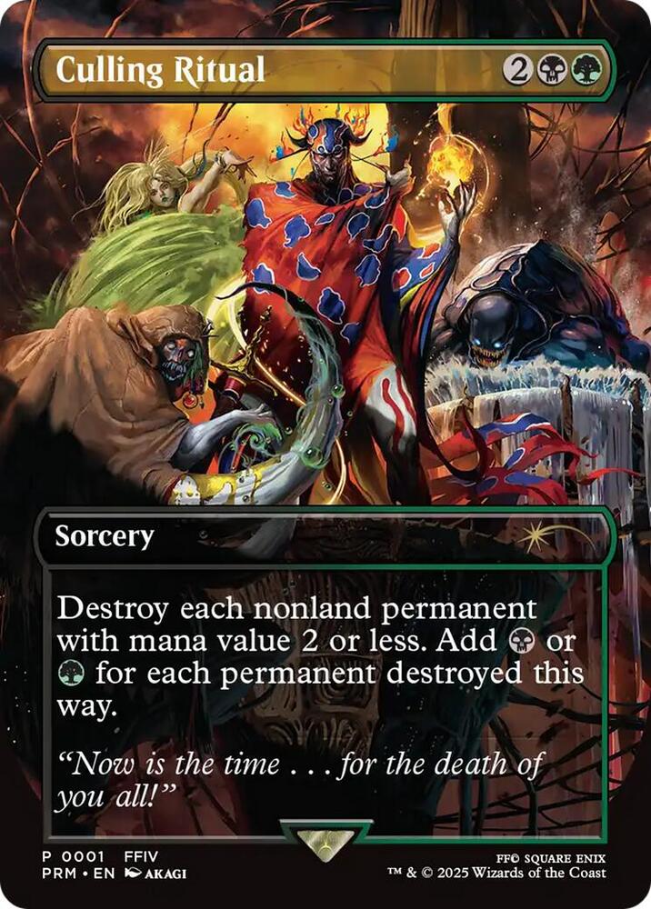 Culling Ritual 1 card from WPN & Gateway Promos