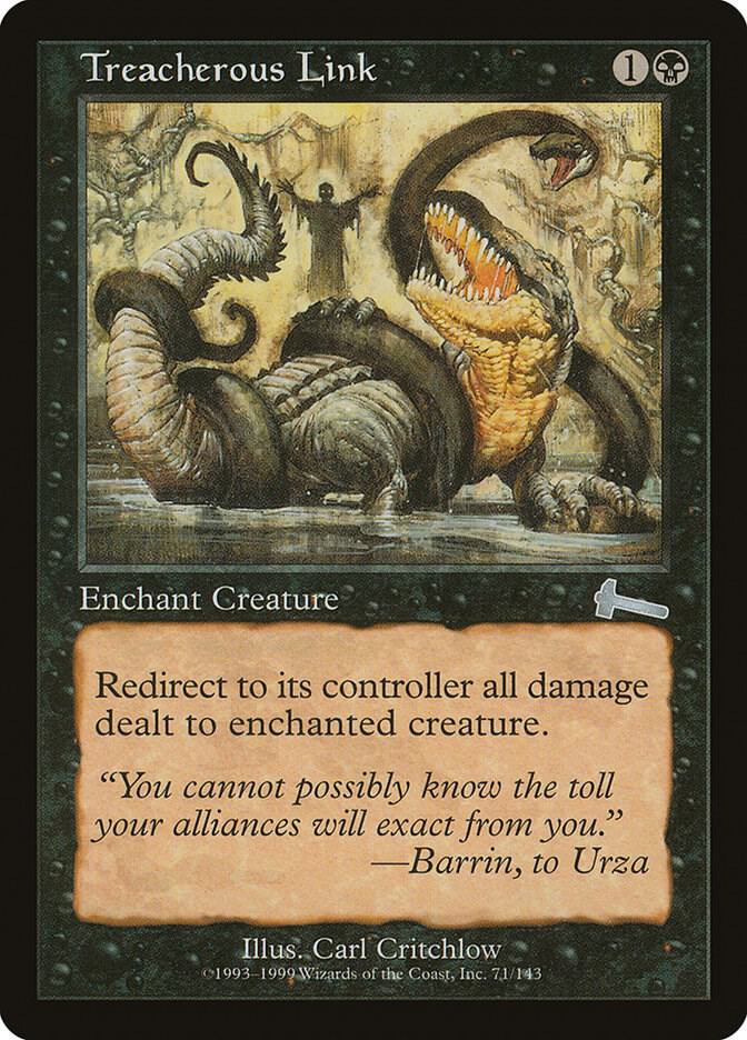 Treacherous Link 71 card from Urza's Legacy