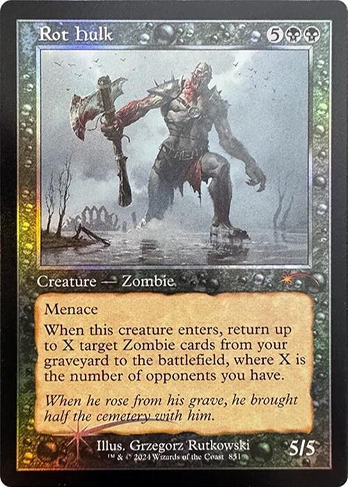 Rot Hulk (Retro Frame) 851 card from Secret Lair Drop Series