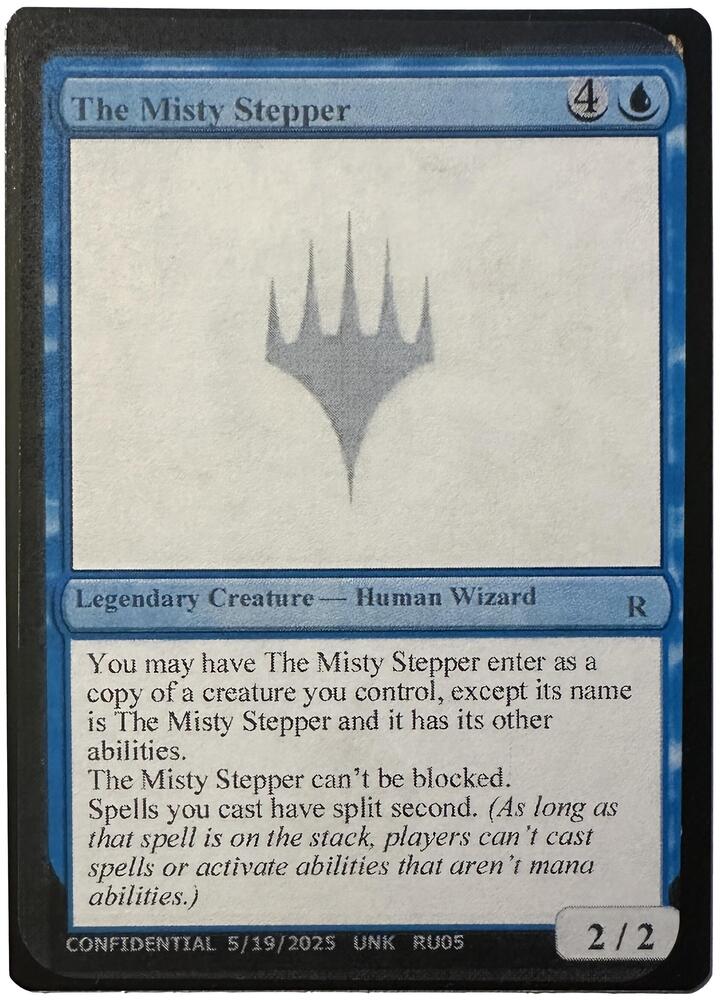 The Misty Stepper card from Un-Known Event Playtest Cards