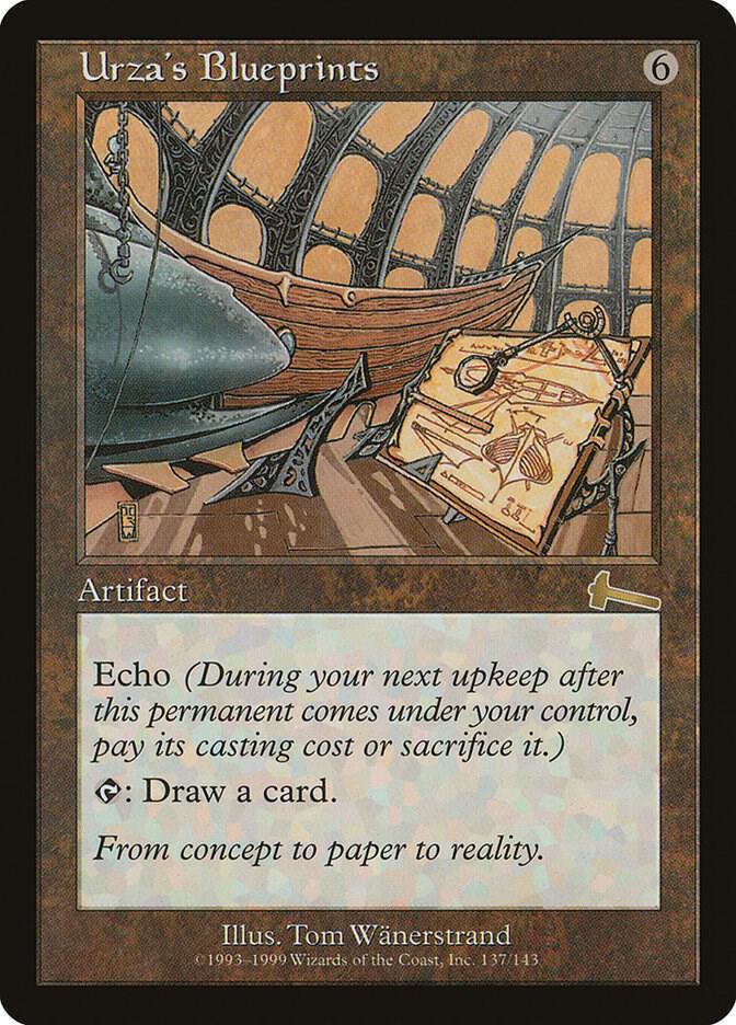 Urza's Blueprints 137 card from Urza's Legacy