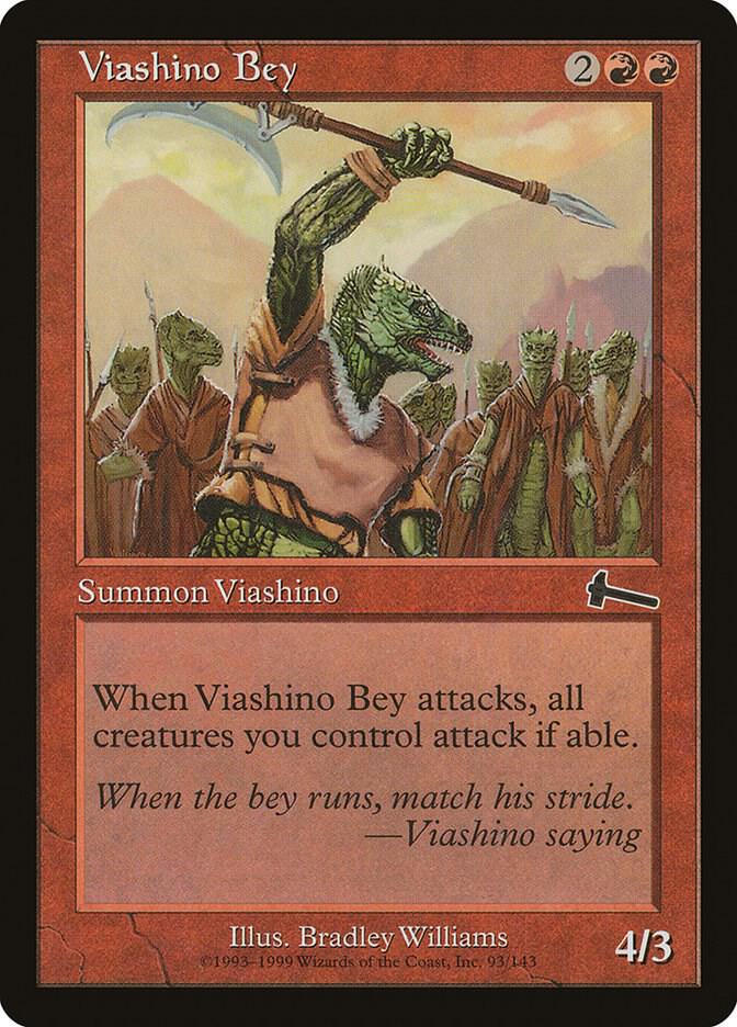 Viashino Bey 93 card from Urza's Legacy