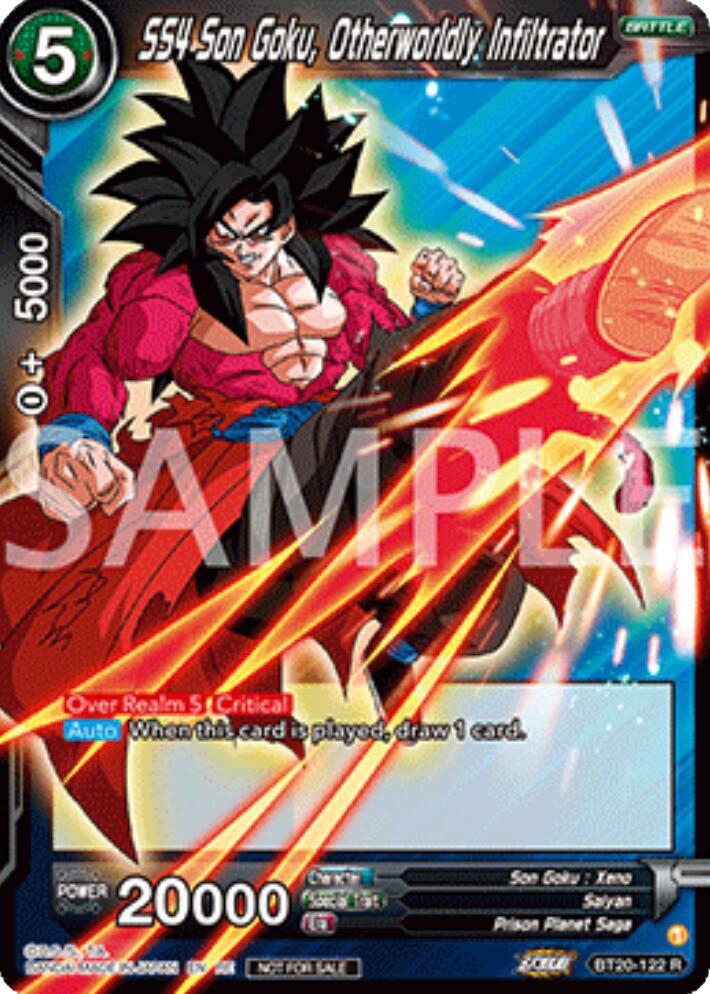 SS4 Son Goku, Otherworldly Infiltrator (Deluxe Pack 2025 Vol.2) BT20-122 card from Promotion Cards