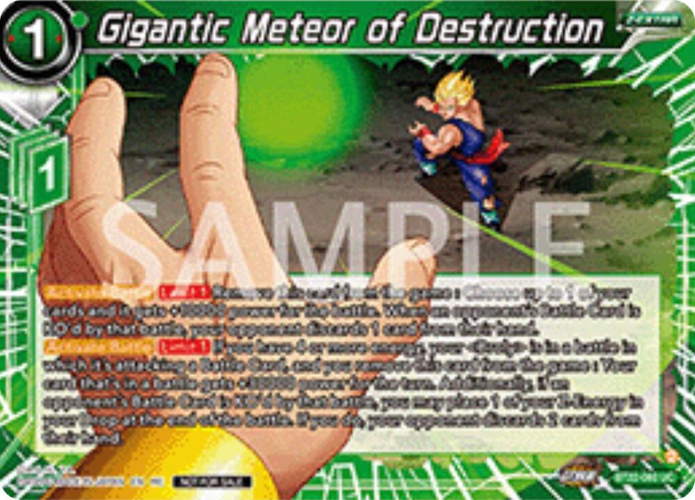 Gigantic Meteor of Destruction (Deluxe Pack 2025 Vol.2) BT22-060 card from Promotion Cards
