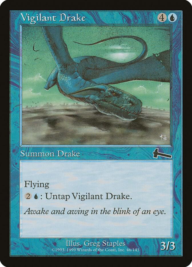Vigilant Drake 46 card from Urza's Legacy
