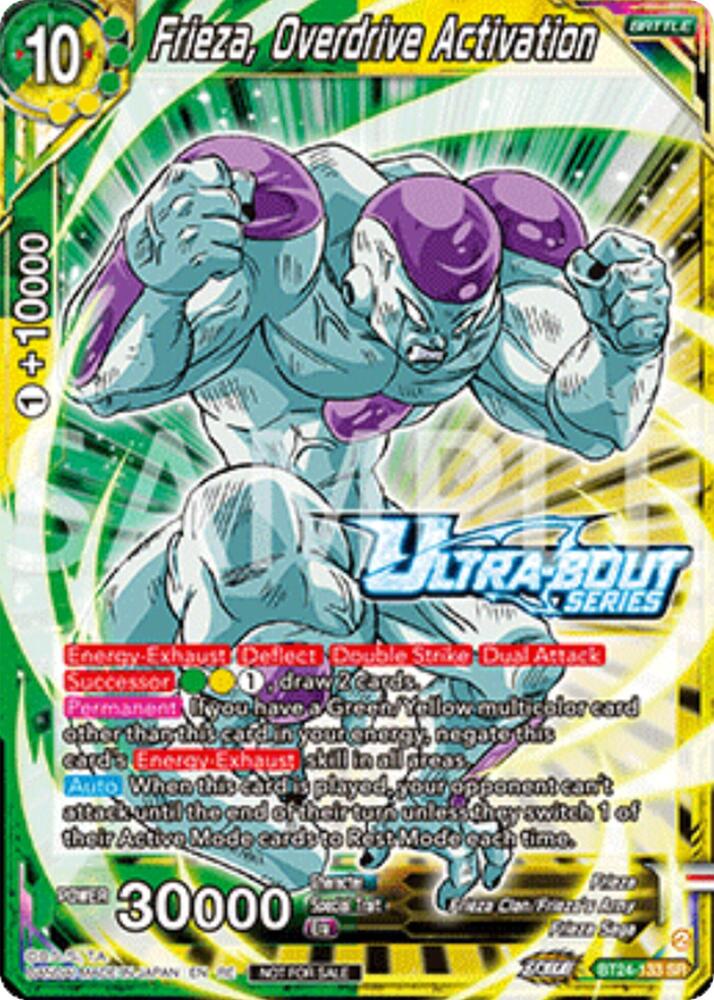 Frieza, Overdrive Activation (Event Pack 17) BT24-133 card from Promotion Cards