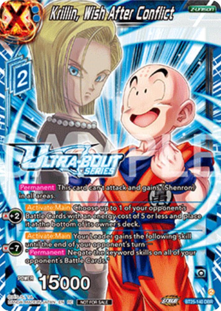 Krillin, Wish After Conflict (Event Pack 17) BT25-140 card from Promotion Cards