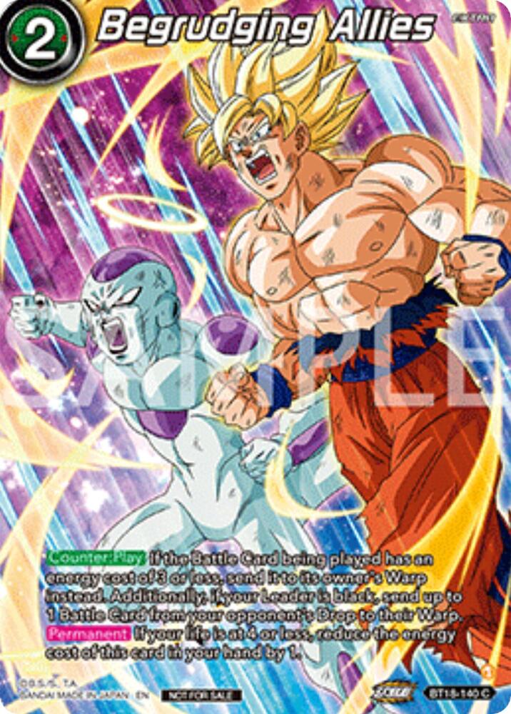 Begrudging Allies (Premium Alt-Art Set 2025 Vol.2) BT18-140 card from Promotion Cards