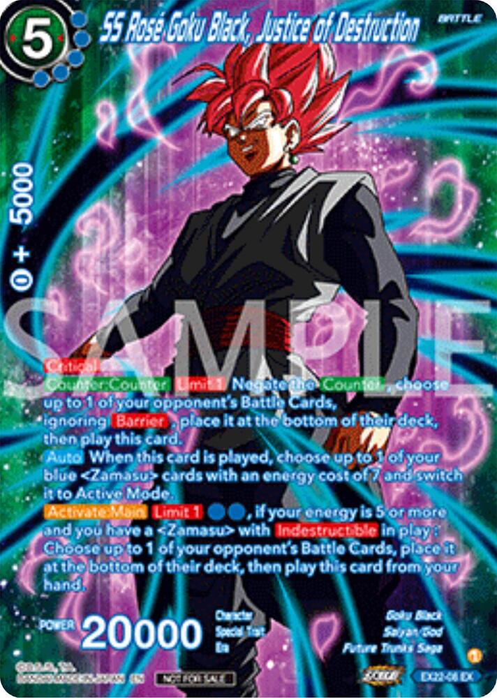 SS Rose Goku Black, Justice of Destruction (Premium Alt-Art Set 2025 Vol.2) EX22-08 card from Promotion Cards