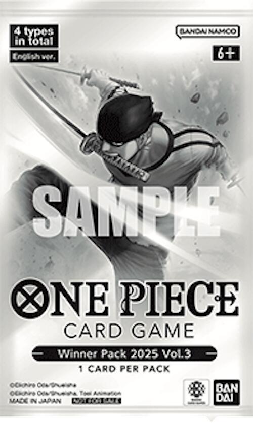 Winner Pack 2025 Vol. 3 card from One Piece Promotion Cards