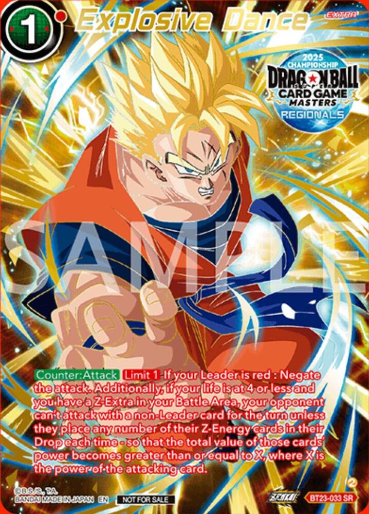 Explosive Dance (Alt-Art Card) BT23-033 card from Promotion Cards