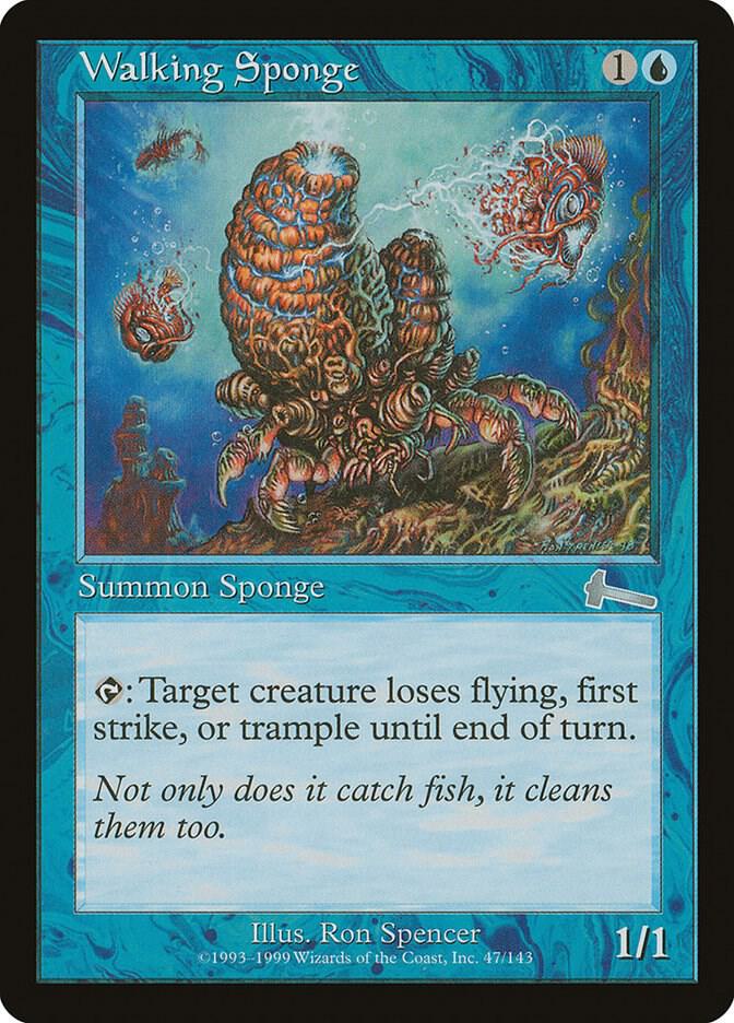 Walking Sponge 47 card from Urza's Legacy