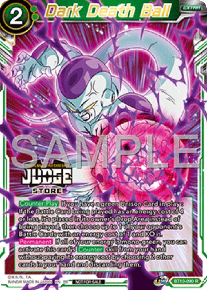Dark Death Ball (Judge Pack Vol.17) (Store) BT10-090 card from Judge Promotion Cards