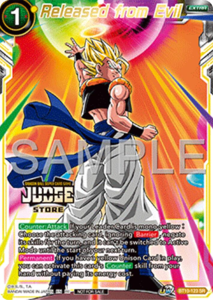 Released from Evil (Judge Pack Vol.17) (Store) BT10-123 card from Judge Promotion Cards