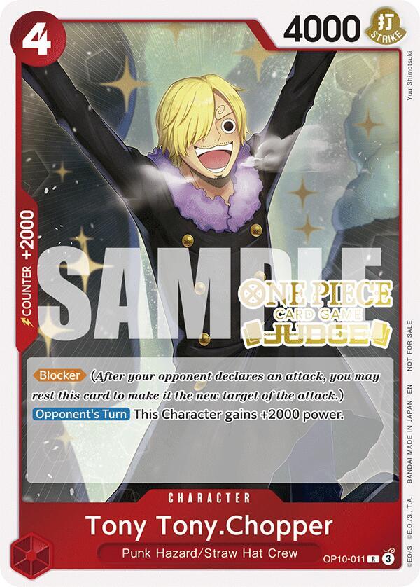 Tony Tony.Chopper (Judge Pack Vol. 6) OP10-011 card from One Piece Promotion Cards