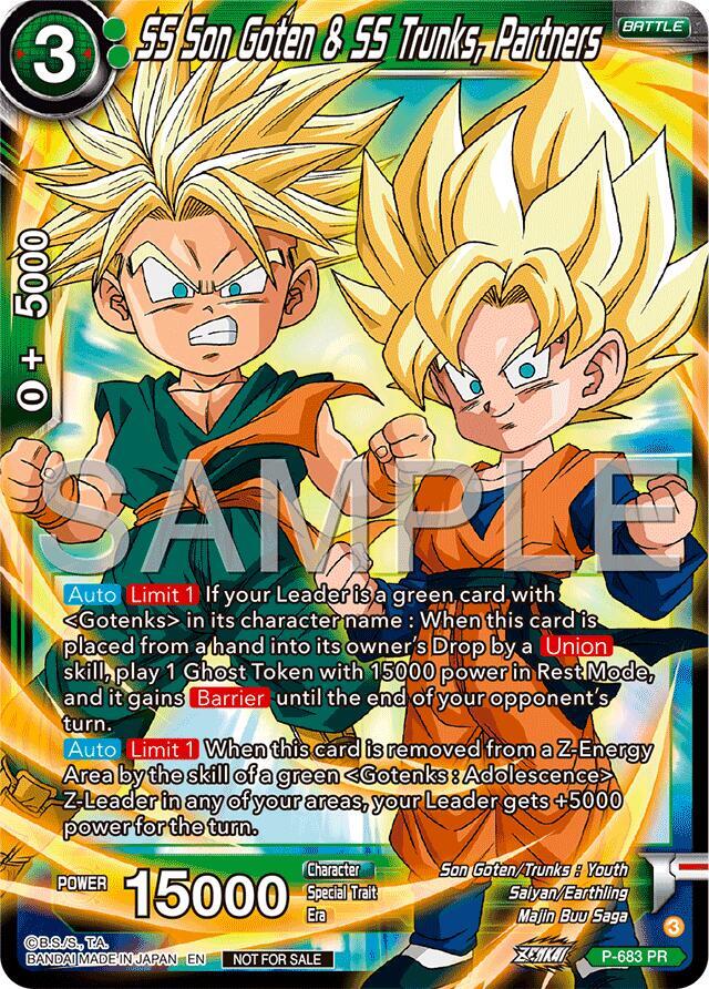 SS Son Goten & SS Trunks, Partners (Tournament Pack Vol.12) P-683 card from Tournament Promotion Cards