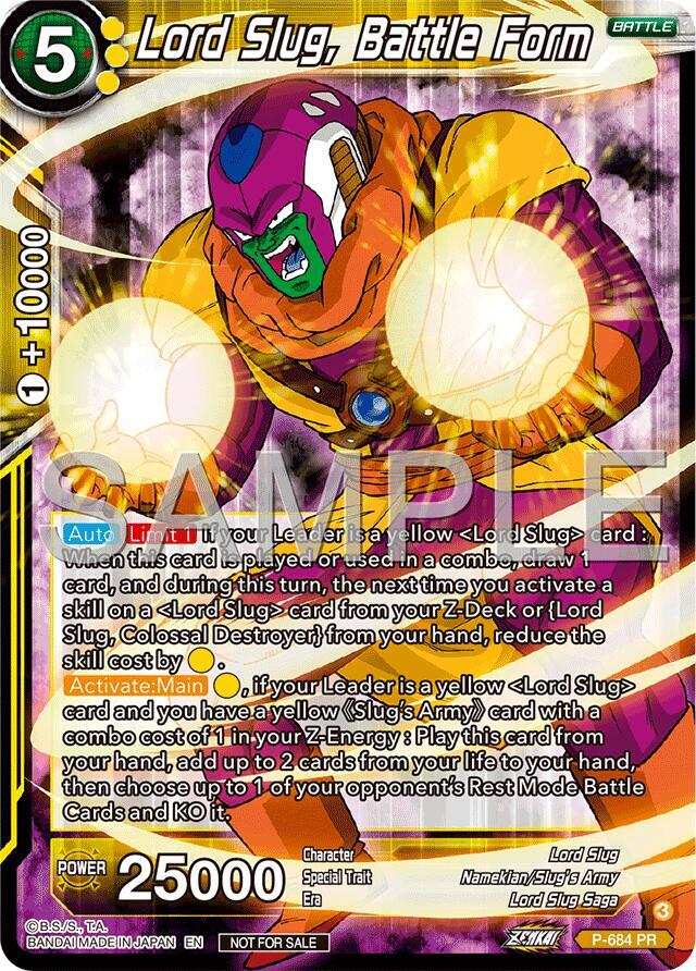 Lord Slug, Battle Form (Tournament Pack Vol.12) P-684 card from Tournament Promotion Cards
