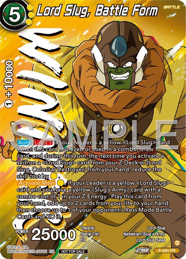 Lord Slug, Battle Form (Tournament Pack Vol.12) (Winner) P-684 card from Tournament Promotion Cards