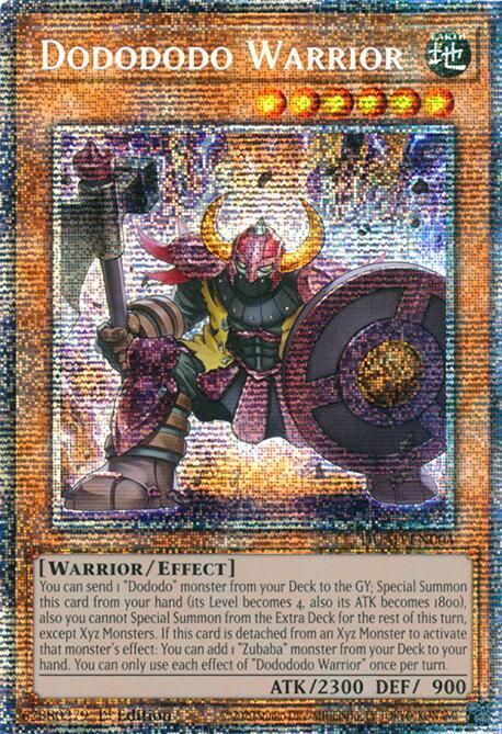 Dodododo Warrior (Starlight Rare) DUAD-EN004 card from Duelist's Advance