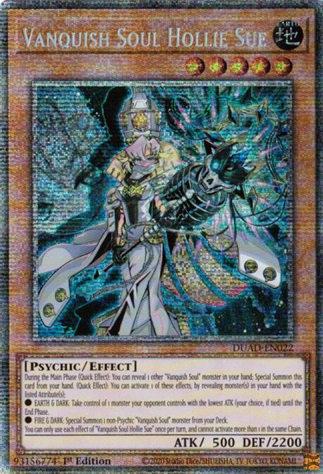 Vanquish Soul Hollie Sue (Starlight Rare) DUAD-EN022 card from Duelist's Advance
