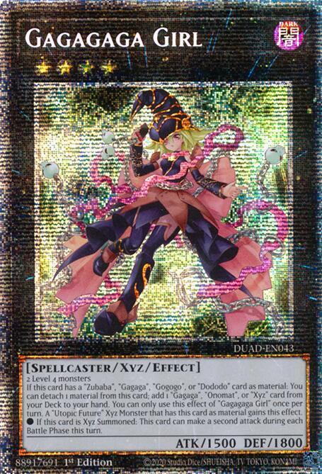 Gagagaga Girl (Starlight Rare) DUAD-EN043 card from Duelist's Advance