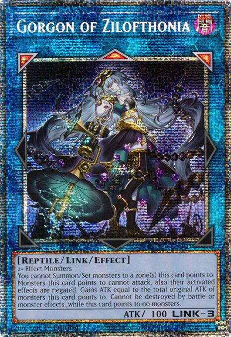 Gorgon of Zilofthonia (Starlight Rare) DUAD-EN050 card from Duelist's Advance
