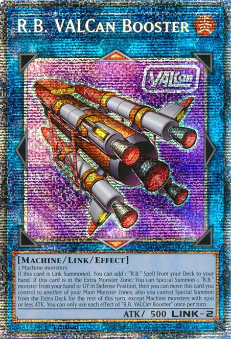 R.B. VALCan Booster (Starlight Rare) DUAD-EN093 card from Duelist's Advance