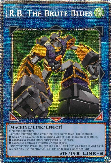 R.B. The Brute Blues (Starlight Rare) DUAD-EN094 card from Duelist's Advance