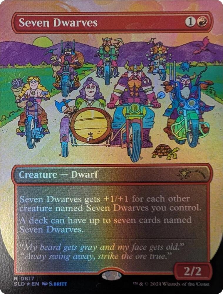 Seven Dwarves 817 card from Secret Lair Drop Series