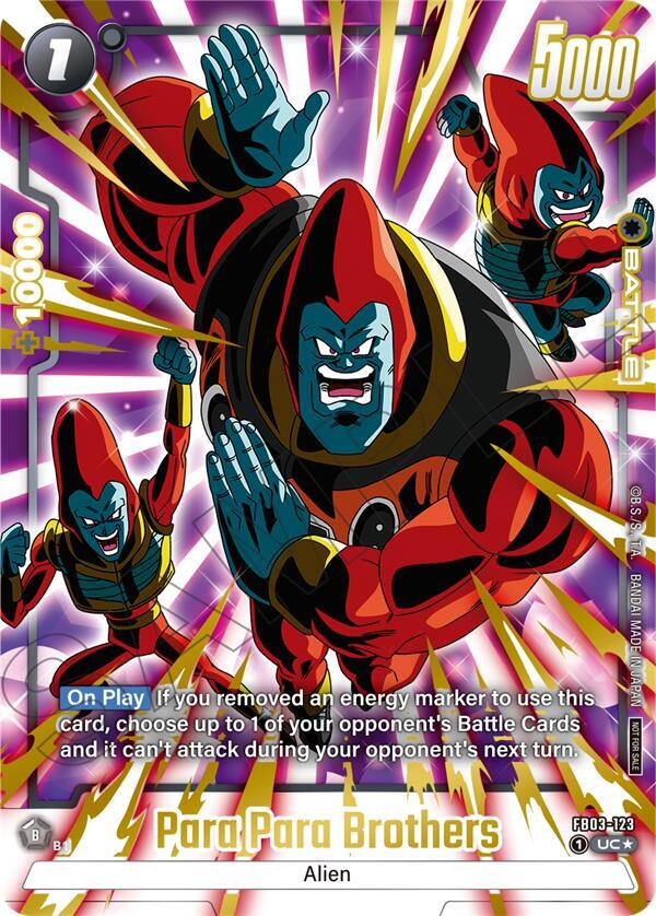 Para Para Brothers (Limited Pack 02) (Alternate Art) FB03-123 card from Tournament and Championship Promos