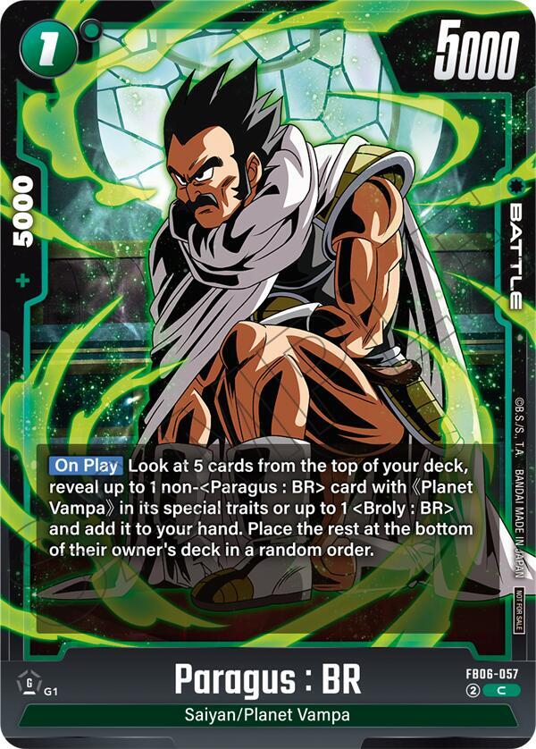 Paragus : BR (Limited Pack 02) FB06-057 card from Tournament and Championship Promos