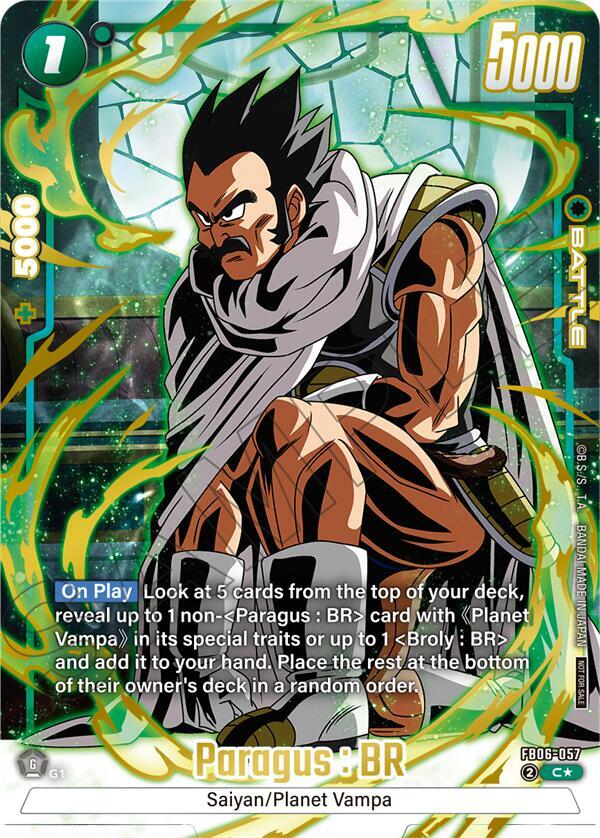 Paragus : BR (Limited Pack 02) (Alternate Art) FB06-057 card from Tournament and Championship Promos