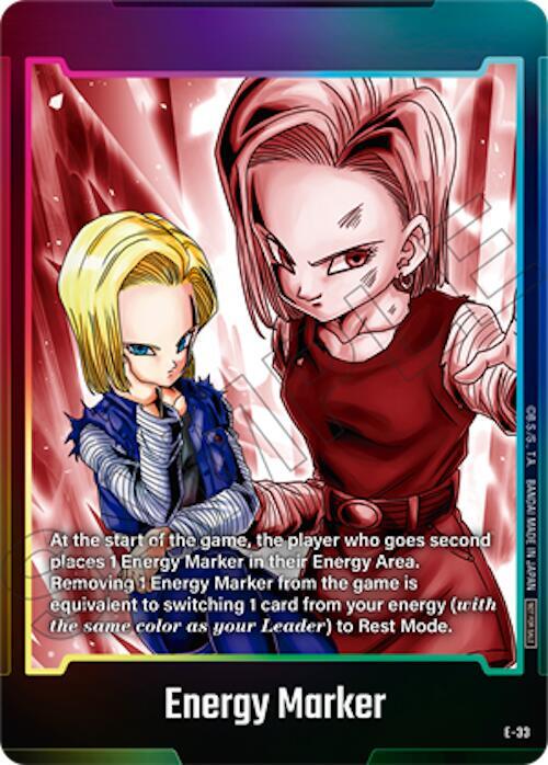 Energy Marker E-33 card from Fusion World Energy Markers