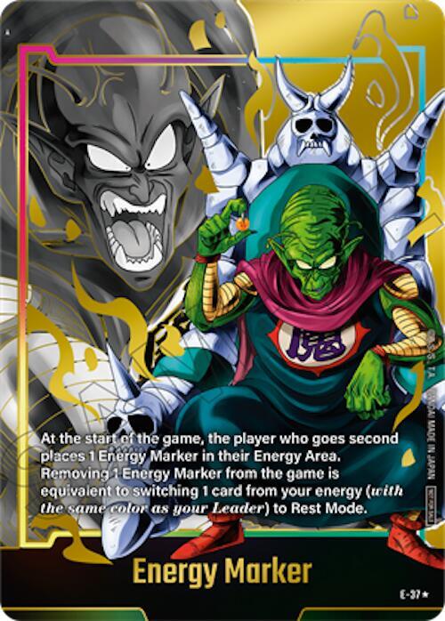 Energy Marker (Gold) E-37 card from Fusion World Energy Markers