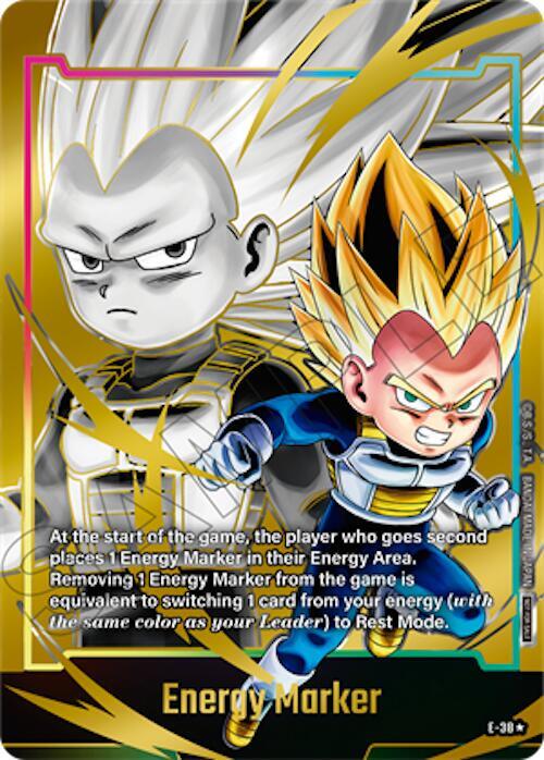Energy Marker (Gold) E-38 card from Fusion World Energy Markers