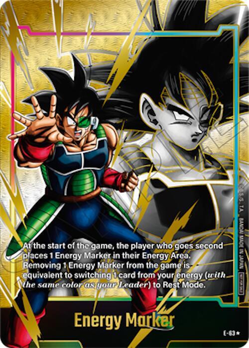 Energy Marker (Gold) E-63 card from Fusion World Energy Markers
