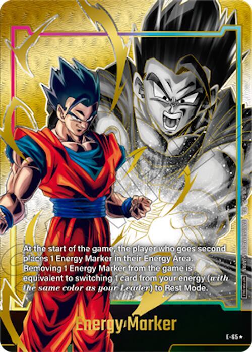 Energy Marker (Gold) E-65 card from Fusion World Energy Markers