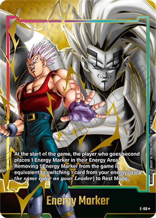 Energy Marker (Gold) E-68 card from Fusion World Energy Markers